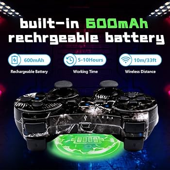 Amazon.com: Controller for PS-3 Wireless, Gaming Remote